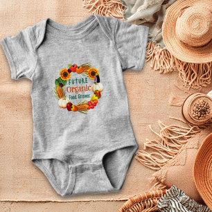 Body Para Bebê Baby Farmer Organic Comida Say