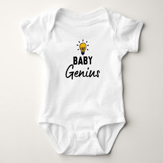 Body Para Bebê Baby Genius (Frente)
