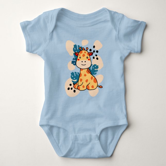 Body Para Bebê Baby Giraffe (Frente)