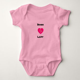 Body Para Bebê Baby Girl Boss Lady Onsie