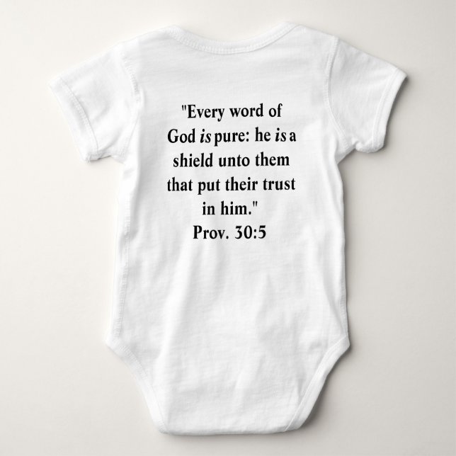 Body Para Bebê Baby Jersey (Verso)