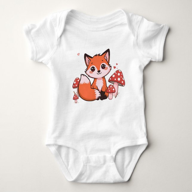 Body Para Bebê Baby Jersey Bodysuit (Frente)