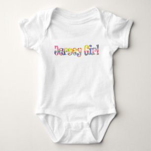 Body Para Bebê Baby Jersey Girl on