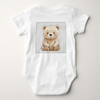 Body Para Bebê Baby Jersey Strampler