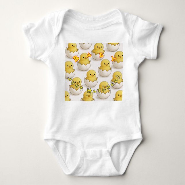 Body Para Bebê Baby Just Hatched Bodysuit for Infants  (Frente)