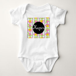 Body Para Bebê Baby Lemon Hearts Mix Listras Verão