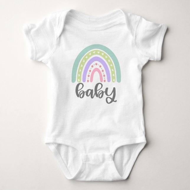 Body Para Bebê Baby Rainbow (Frente)