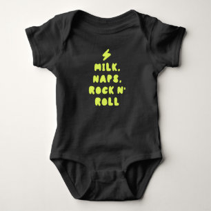 Body Para Bebê Baby Rock n' Roll Bodyfit