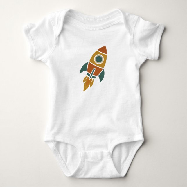 Body Para Bebê Baby Rocket (Frente)