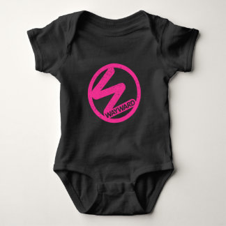 Body Para Bebê Baby Romper Pink Logo Wayward
