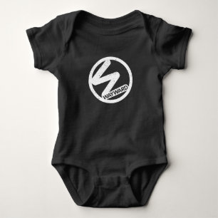 Body Para Bebê Baby Romper White Wayward Logo