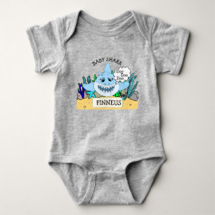 Body Para Bebê Baby Shark Baby Baby's Personalizado