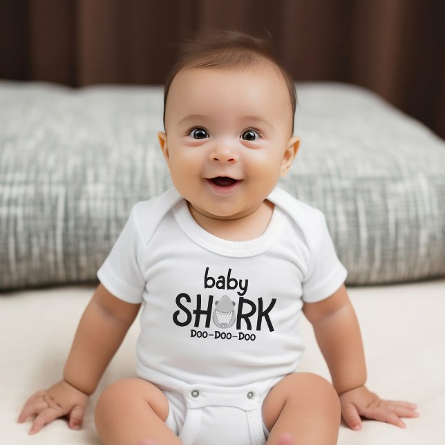 Body Para Bebê Baby Shark Dia dos Pais  (Criador carregado)