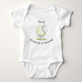 Body Para Bebê Baby Shepherd Sheep Babygrowth