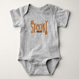 Body Para Bebê Baby Spooky Halloween Design
