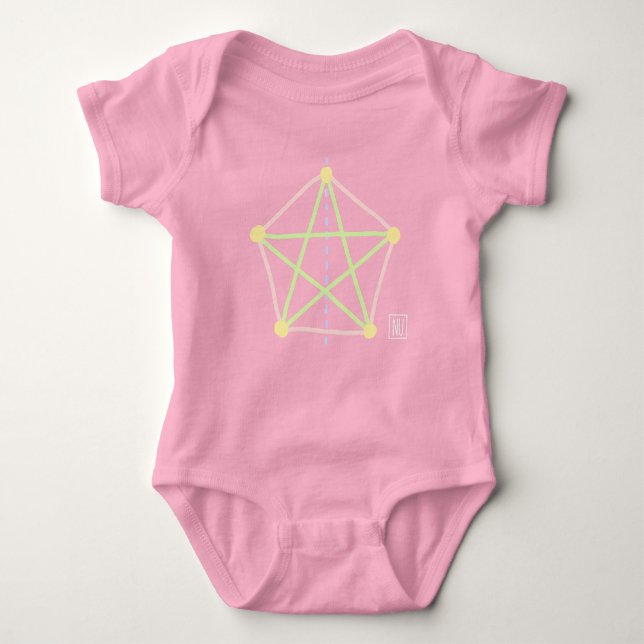 Body Para Bebê Baby Symmetry Art (Frente)