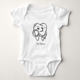 Body Para Bebê baby tooth, future dentist, personalized.