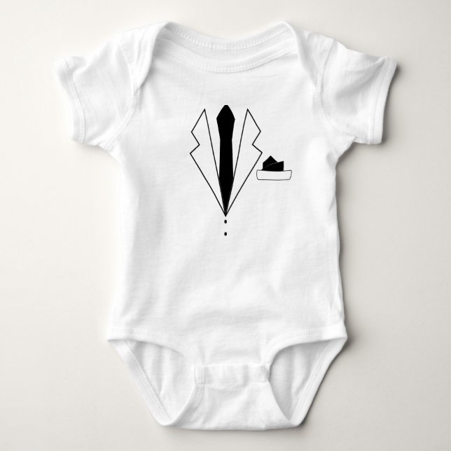 Body Para Bebê Baby Tux (Frente)