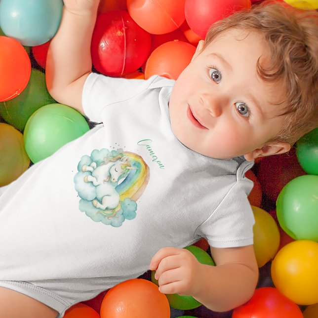Body Para Bebê Baby Unicorn (Criador carregado)