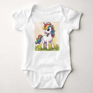 Body Para Bebê Baby Unicorn