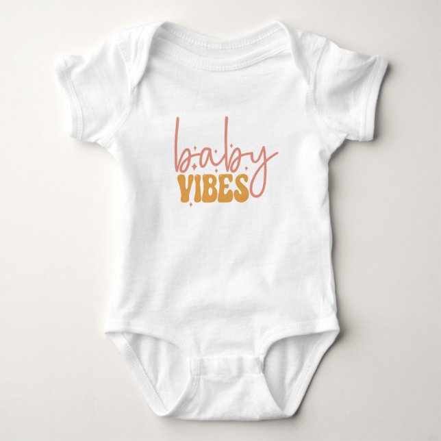 Body Para Bebê Baby Vibes (Frente)