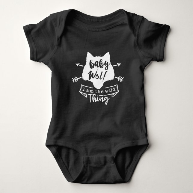 Body Para Bebê Baby Wolf (Frente)