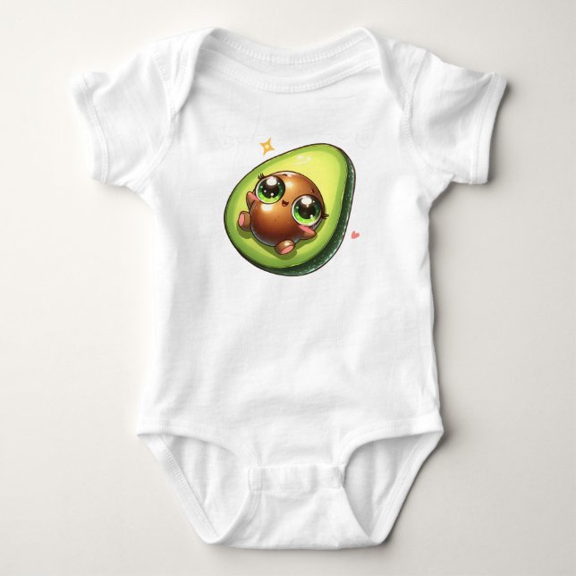 Body Para Bebê Babyparty süße Avocado Geschenke für Kleinkinder (Frente)