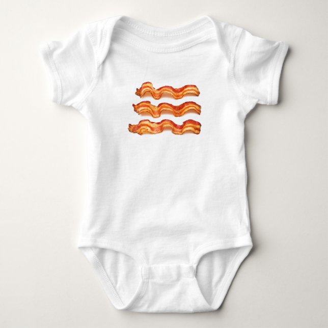 Body Para Bebê Bacon (Frente)