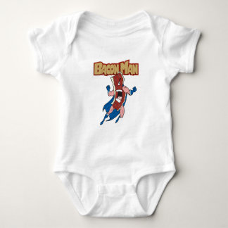 Body Para Bebê Bacon Man