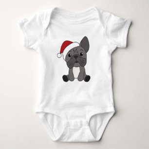 Body Para Bebê Balão de Natal Francês - Animais de inverno para n