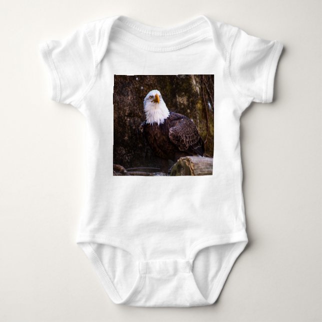 Body Para Bebê Bald Eagle (Frente)