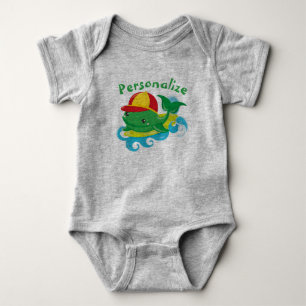 Body Para Bebê Baleia-Bebê-Custa Personalizar o Surfboard