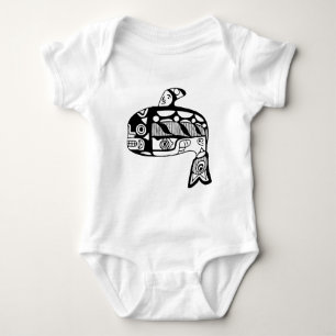 Body Para Bebê Baleia do Tlingit do nativo americano