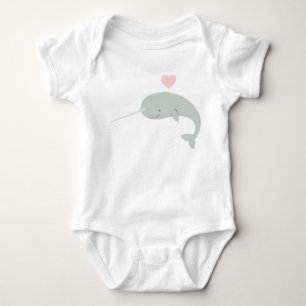 Body Para Bebê Baleia Narbaleeira