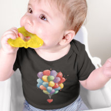 Balões Coloridos em Forma de Coração