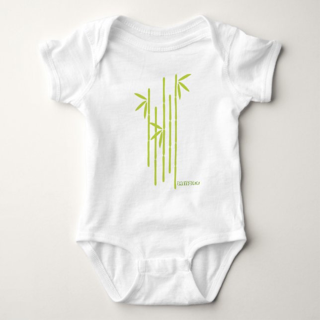 Body Para Bebê bambu, bambu (Frente)