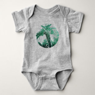 Body Para Bebê Banana verde
