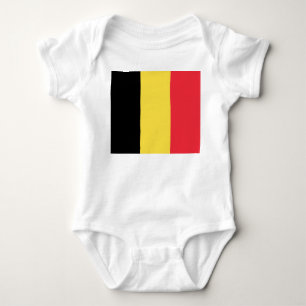 Body Para Bebê Bandeira belga