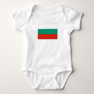 Body Para Bebê Bandeira Búlgara Patriótica