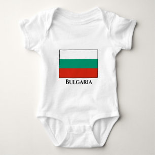 Body Para Bebê Bandeira Bulgária