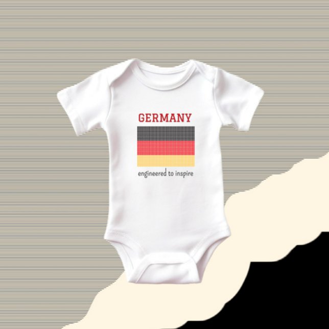 Body Para Bebê Bandeira da Alemanha (Criador carregado)
