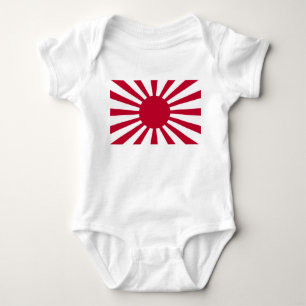 Body Para Bebê Bandeira da Guerra Imperial do Japão