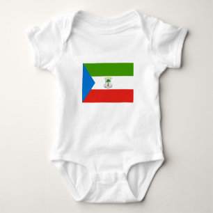 Body Para Bebê Bandeira da Guiné Equatorial