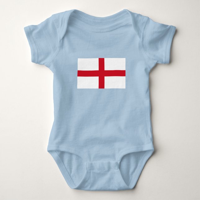 Body Para Bebê Bandeira da Inglaterra (Frente)