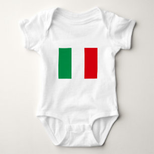 Body Para Bebê Bandeira da Itália