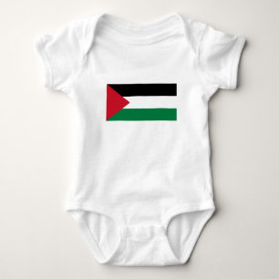 Body Para Bebê Bandeira da Palestina