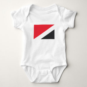 Body Para Bebê Bandeira da Principado de Sealand