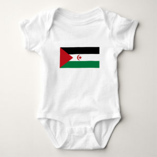 Body Para Bebê Bandeira da República Árabe Saaraui Democrática