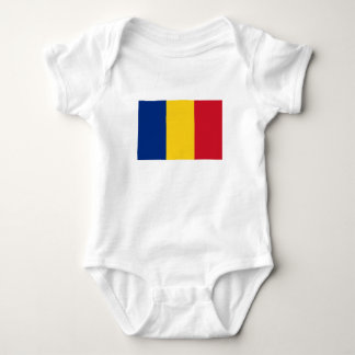 Body Para Bebê Bandeira da Romênia