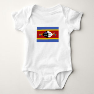 Body Para Bebê Bandeira de Essuatíni
